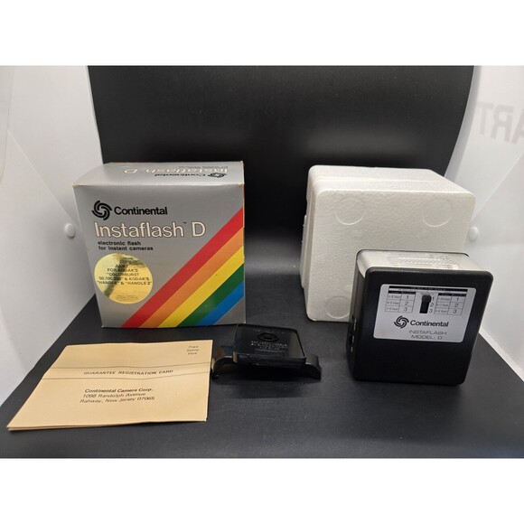 Continental Instaflash Model D Kodak Colorburst  50,100,200 Tested In Box - Picture 1 of 13